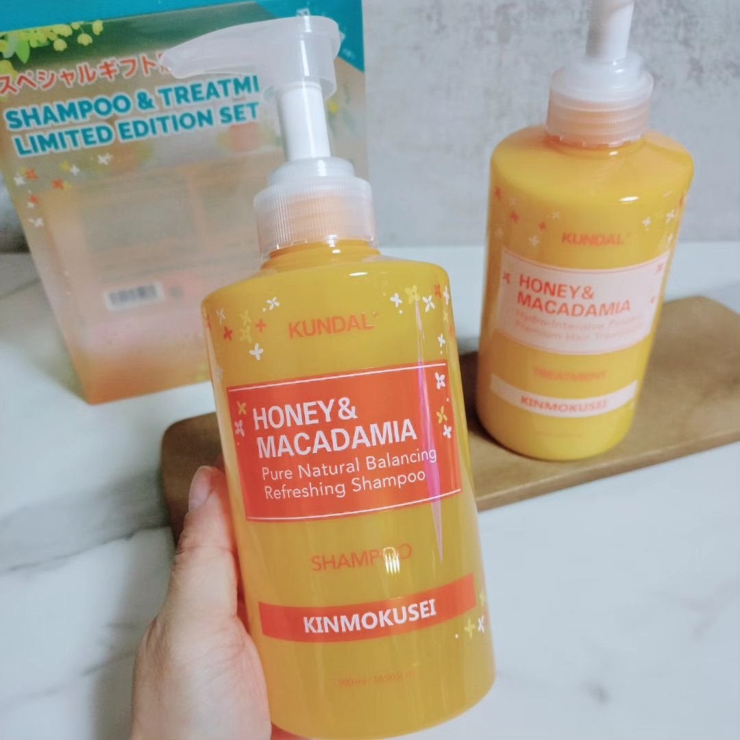 H&Mシャンプートリートメントセット(キンモクセイの香り)/KUNDAL/市販シャンプーを使ったクチコミ(3枚目)