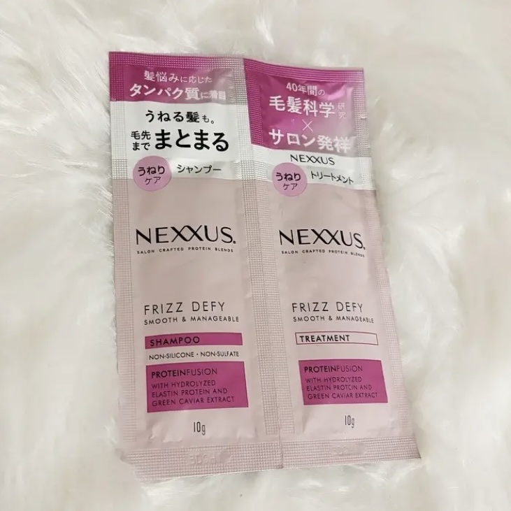 ネクサス スムースアンドマネージャブル シャンプー/トリートメント シャンプー&トリートメント サシェ(10g+10g)/NEXXUS(ネクサス)/市販シャンプーを使ったクチコミ（1枚目）