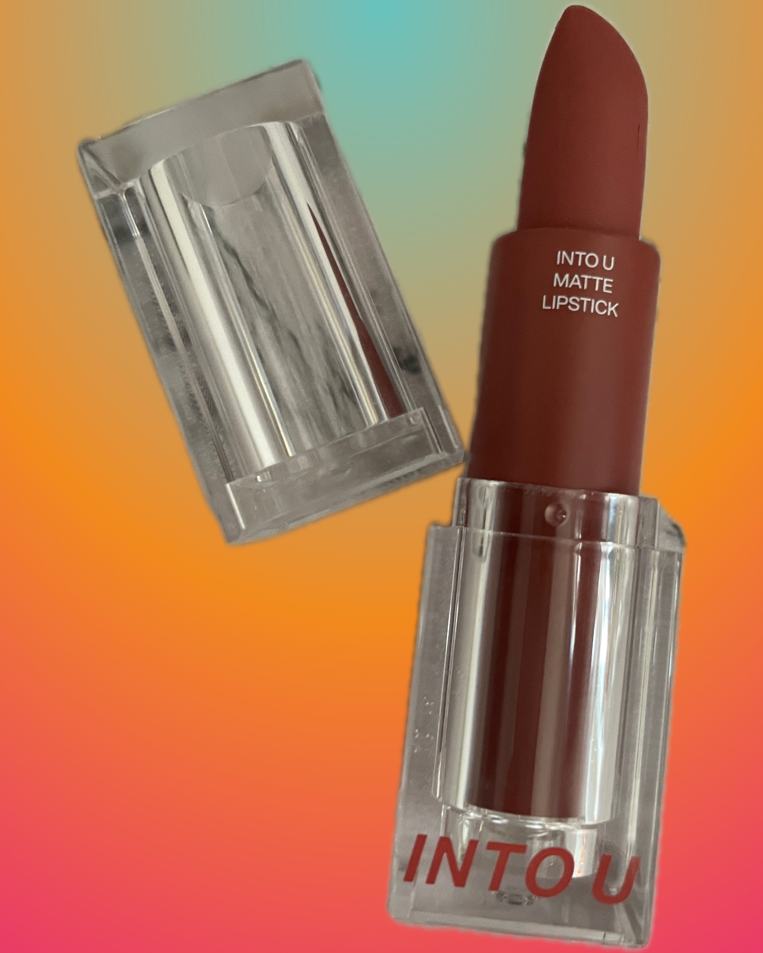 フェザーマットリップスティック/INTO U/口紅を使ったクチコミ（1枚目）