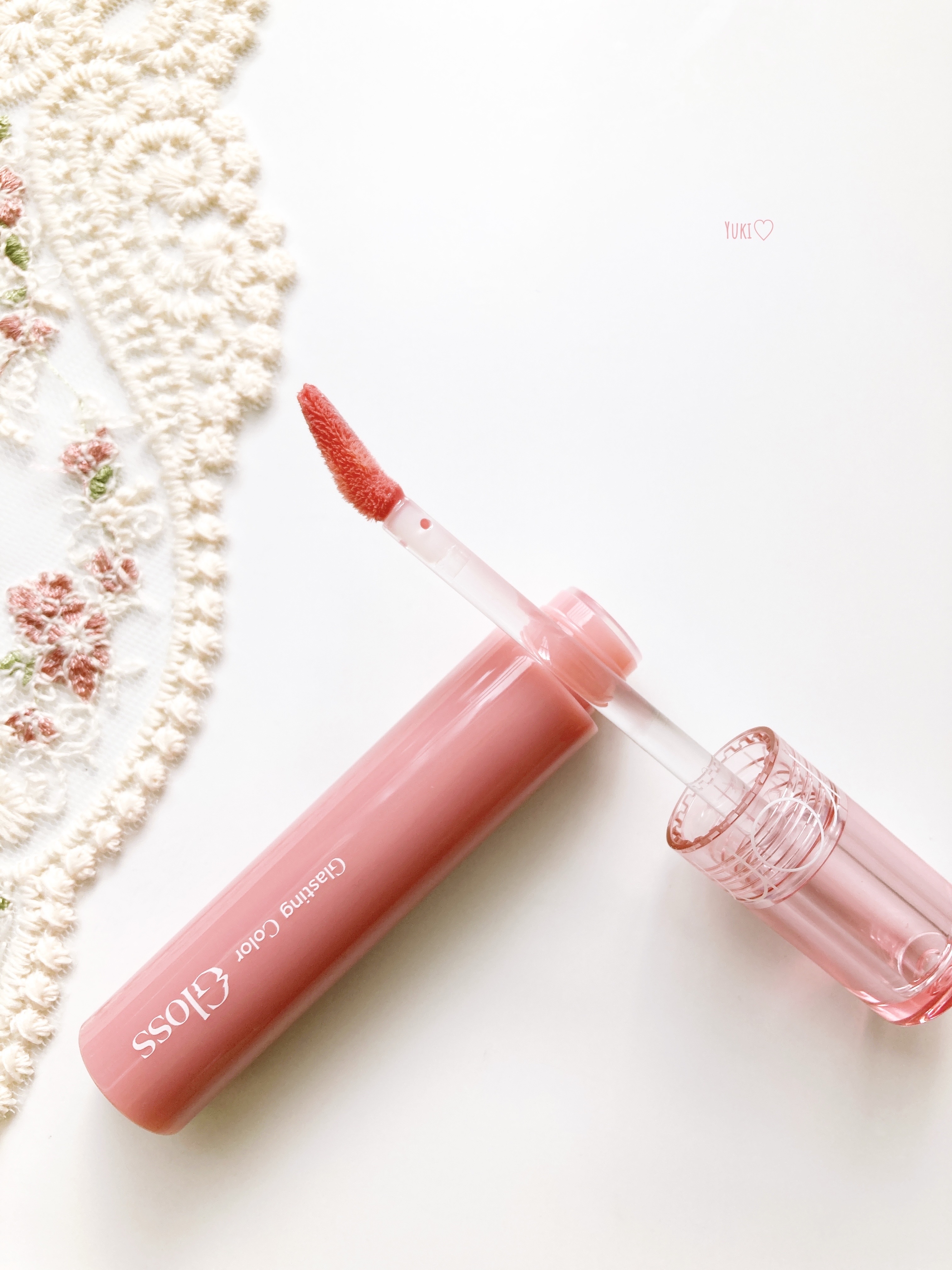 グラスティングカラーグロス/rom&nd/リップグロスを使ったクチコミ（2枚目）