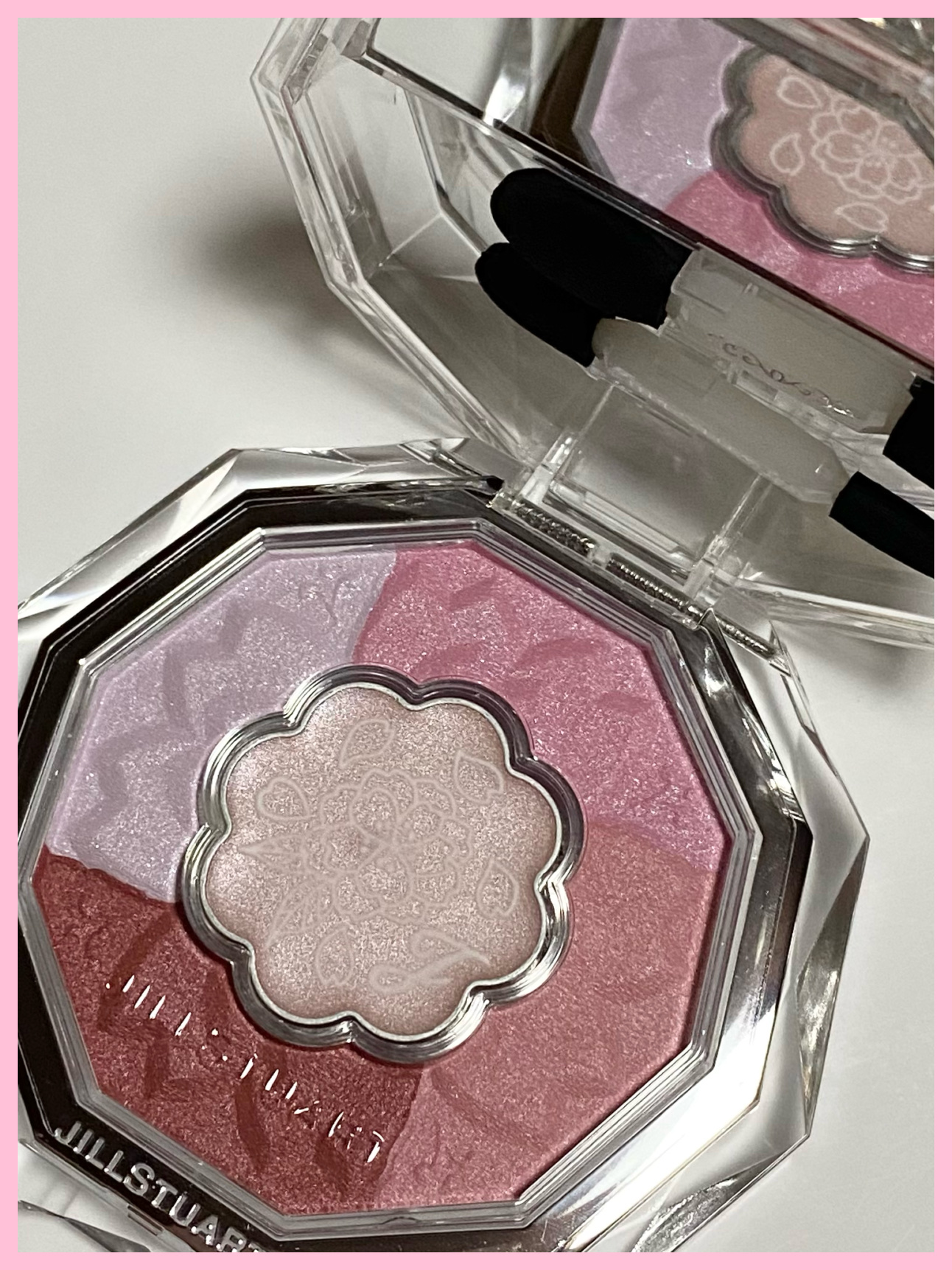 ジルスチュアート ブルームクチュール アイズ 23 sakura symphony<サクラブーケ>（限定）/JILL STUART/アイシャドウパレットを使ったクチコミ（2枚目）