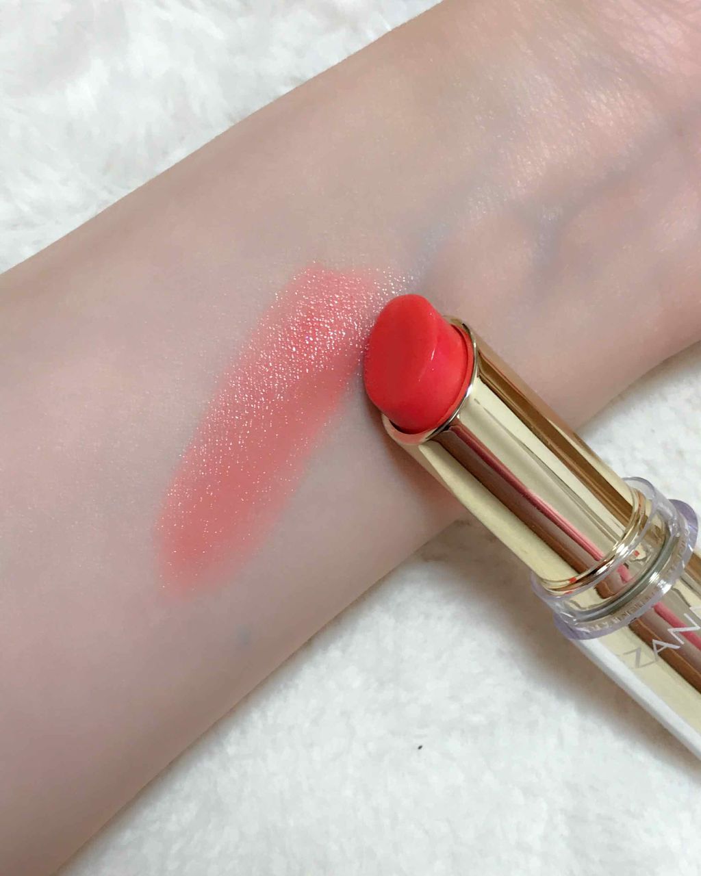 ラスティンググロスリップ/CEZANNE/口紅を使ったクチコミ(1枚目)