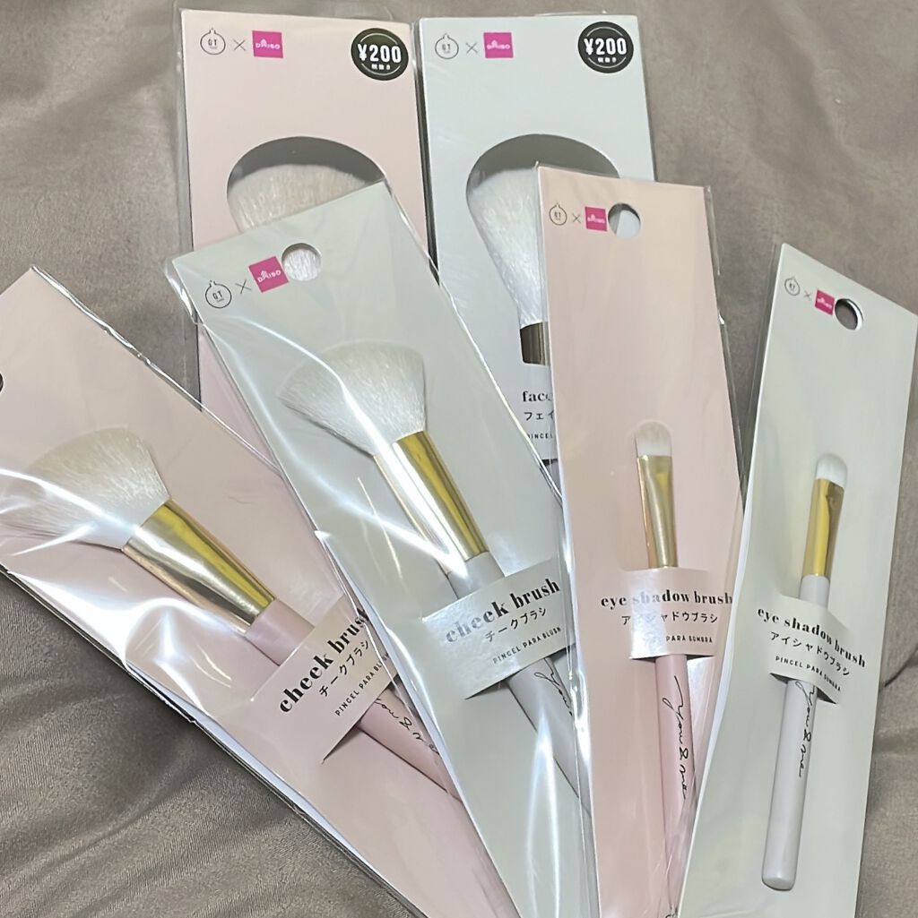 GIRLY CHIC Series/DAISO/メイクブラシを使ったクチコミ（1枚目）