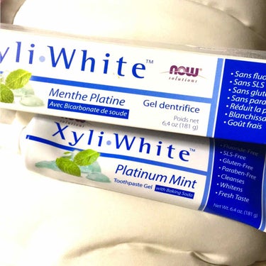 XyliWhite Toothpaste Gel Refreshmint/Now Foods/歯磨き粉を使ったクチコミ（1枚目）