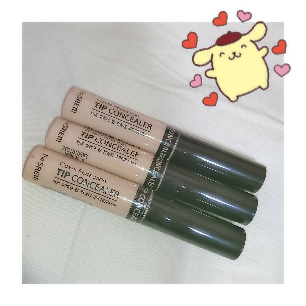 カバーパーフェクション チップコンシーラー/the SAEM/リキッドコンシーラーを使ったクチコミ(1枚目)