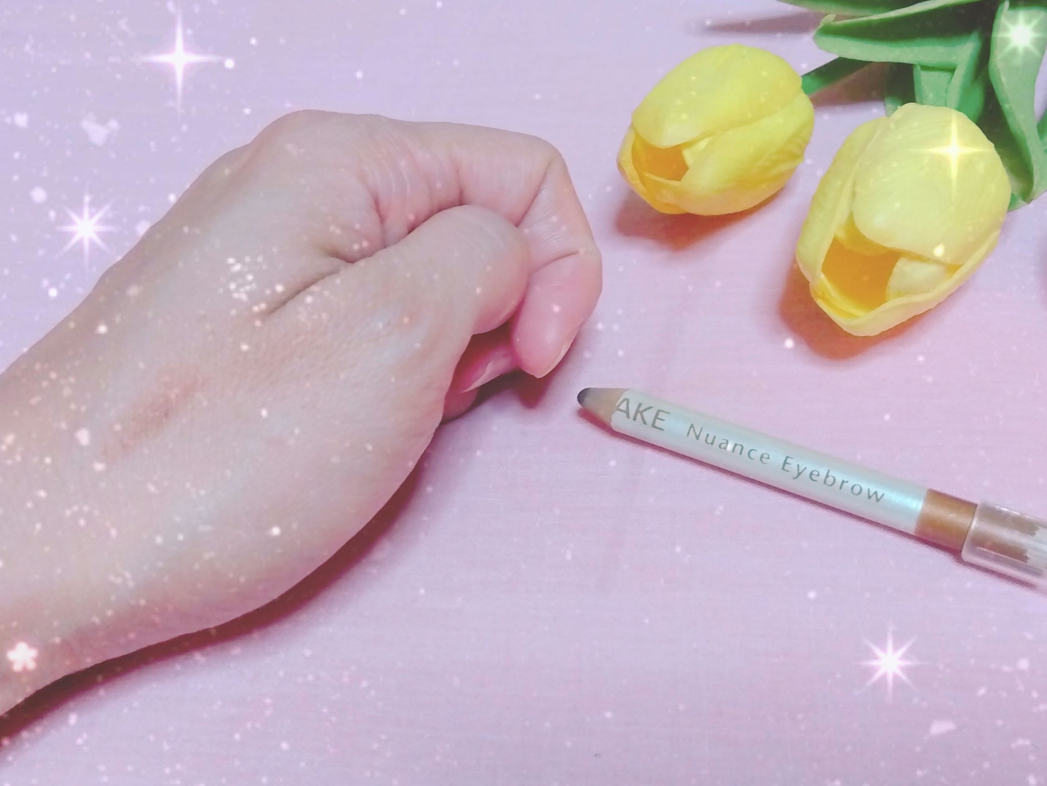 パウダリーブロウペンシル 02 マロンブラウン/キャンメイク/アイブロウペンシルを使ったクチコミ（2枚目）