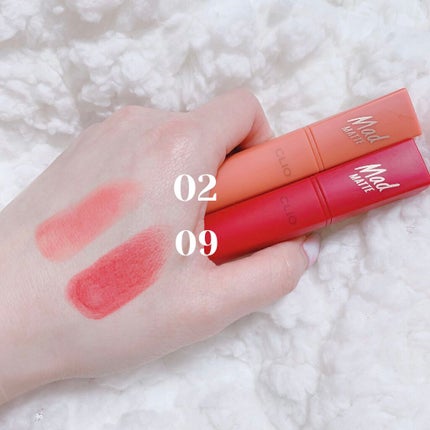 マッド マット ステイン リップ/CLIO/口紅を使ったクチコミ(2枚目)