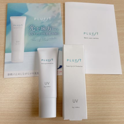 トーンアップUVプロテクター/PLUEST/日焼け止めクリームを使ったクチコミ(1枚目)