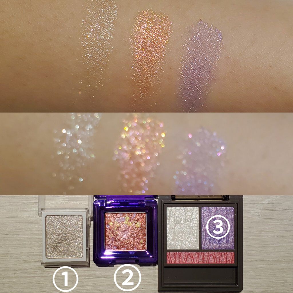 グリッタープリズム　メタル No.2 BAD PRISM/MISSHA/単色アイシャドウを使ったクチコミ（3枚目）