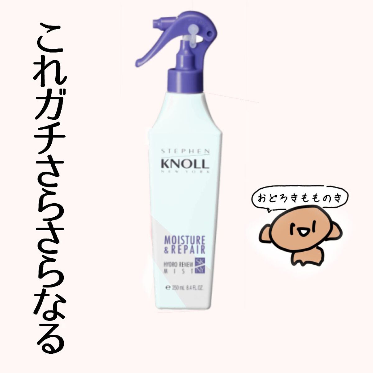 ハイドロリニュー ミスト モイスチュアリペア/スティーブンノル ニューヨーク/プレスタイリング・寝ぐせ直しを使ったクチコミ（1枚目）