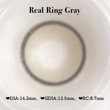 Real Ring 1day グレー/OLENS/ワンデー（１DAY）カラコンを使ったクチコミ（3枚目）
