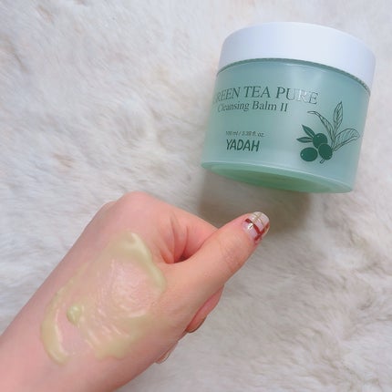グリーンティーピュアクレンジングバームⅡ/YADAH/クレンジングバームを使ったクチコミ(4枚目)