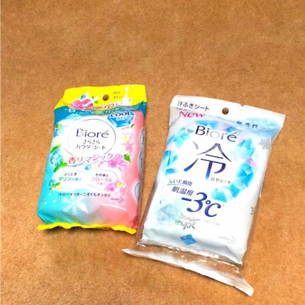 冷シート 無香性/ビオレ/ボディシートを使ったクチコミ(1枚目)