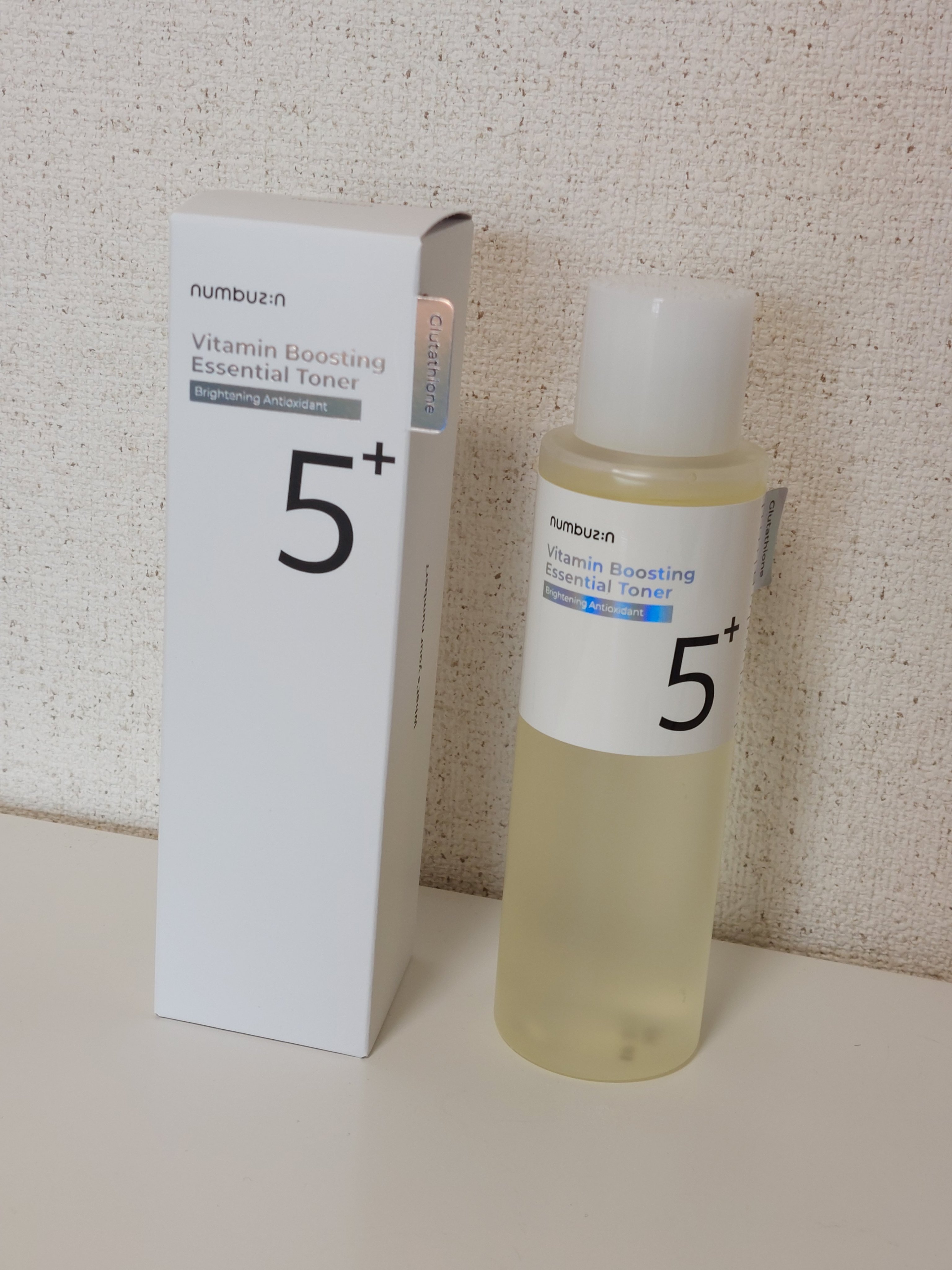 5番 白玉グルタチオンCエッセンシャルトナー/numbuzin/化粧水を使ったクチコミ（1枚目）