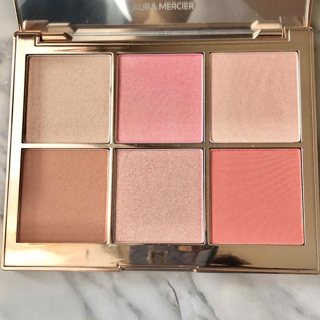 チーク キャンバス デリケート チーク パレット/ローラ メルシエ/パウダーチークを使ったクチコミ（3枚目）