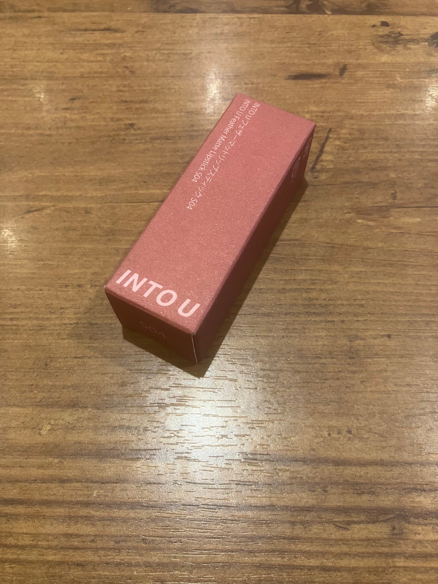 フェザーマットリップスティック/INTO U/口紅を使ったクチコミ(1枚目)