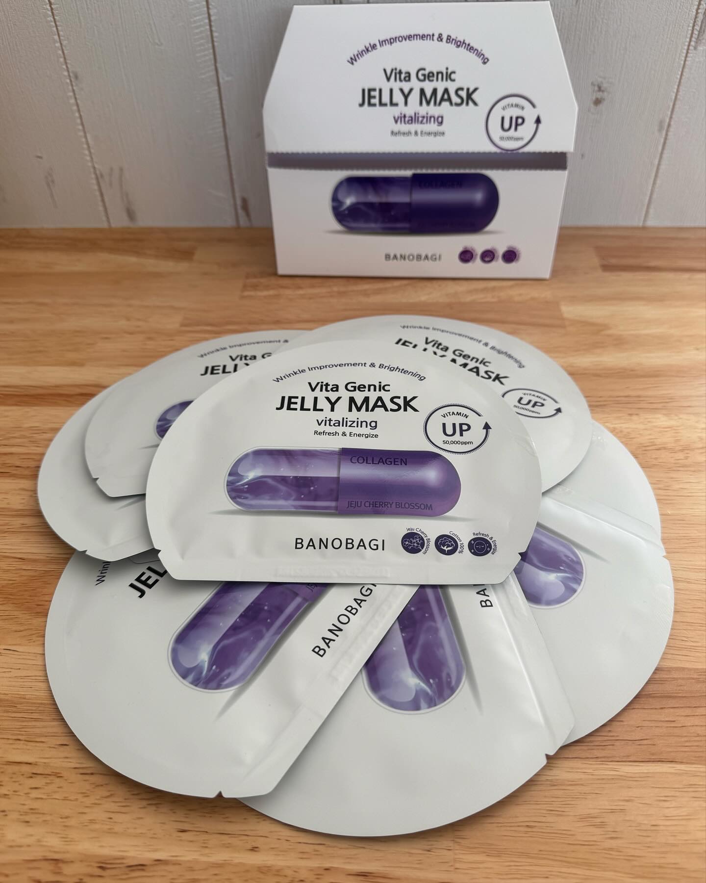 ビタ ジェニックゼリーマスク バイタライジング /BANOBAGI/シートマスク・パックを使ったクチコミ（1枚目）