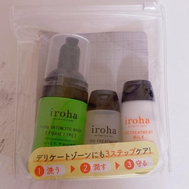 iroha INTIMATE TRIAL SET/iroha INTIMATE CARE/デリケートゾーンケアを使ったクチコミ（1枚目）