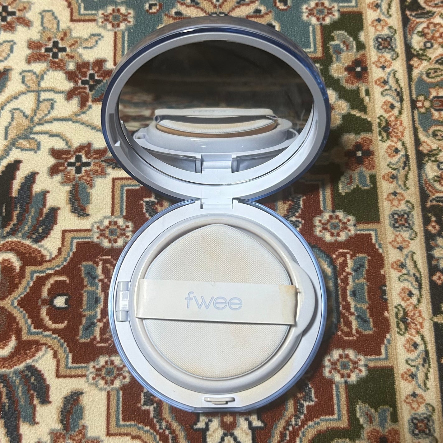 フィー クッションガラス ナチュラル/fwee/クッションファンデーションを使ったクチコミ(2枚目)