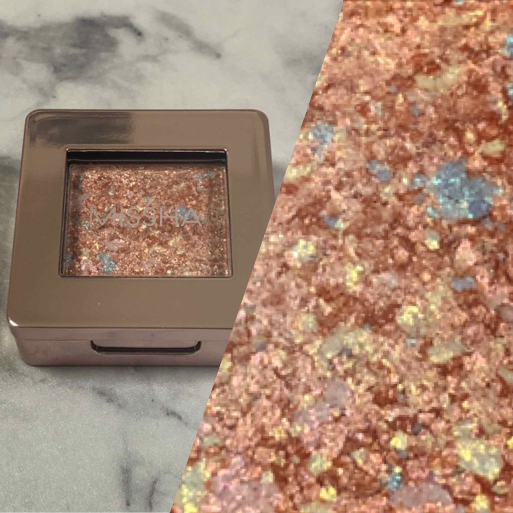 グリッタープリズム シャドウ/MISSHA/グリッターを使ったクチコミ(1枚目)