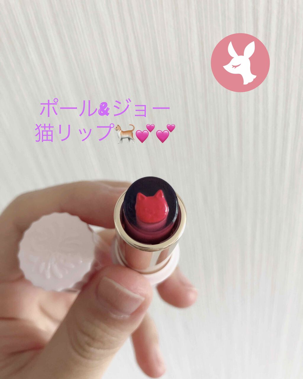 リップスティック L 005 ブラッティ キャット/PAUL & JOE BEAUTE/口紅を使ったクチコミ（1枚目）