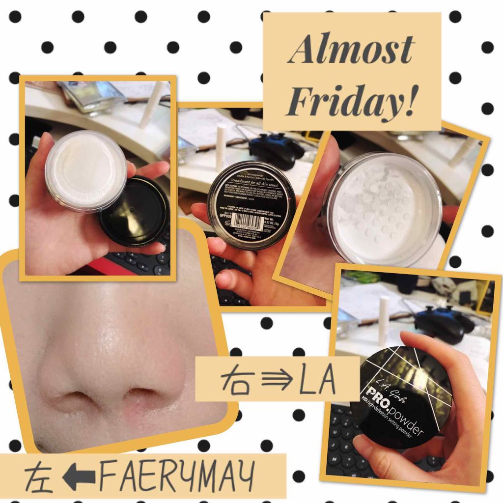 high-definition setting powder/L.A.Girl/ルースパウダーを使ったクチコミ（1枚目）