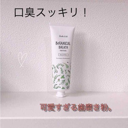 ティースラボ ボタニカル トゥースペースト/TeethLab/歯磨き粉を使ったクチコミ(1枚目)