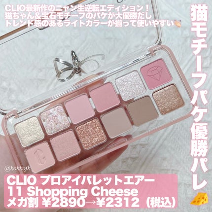 プロ アイ パレット エアー/CLIO/アイシャドウパレットを使ったクチコミ(2枚目)