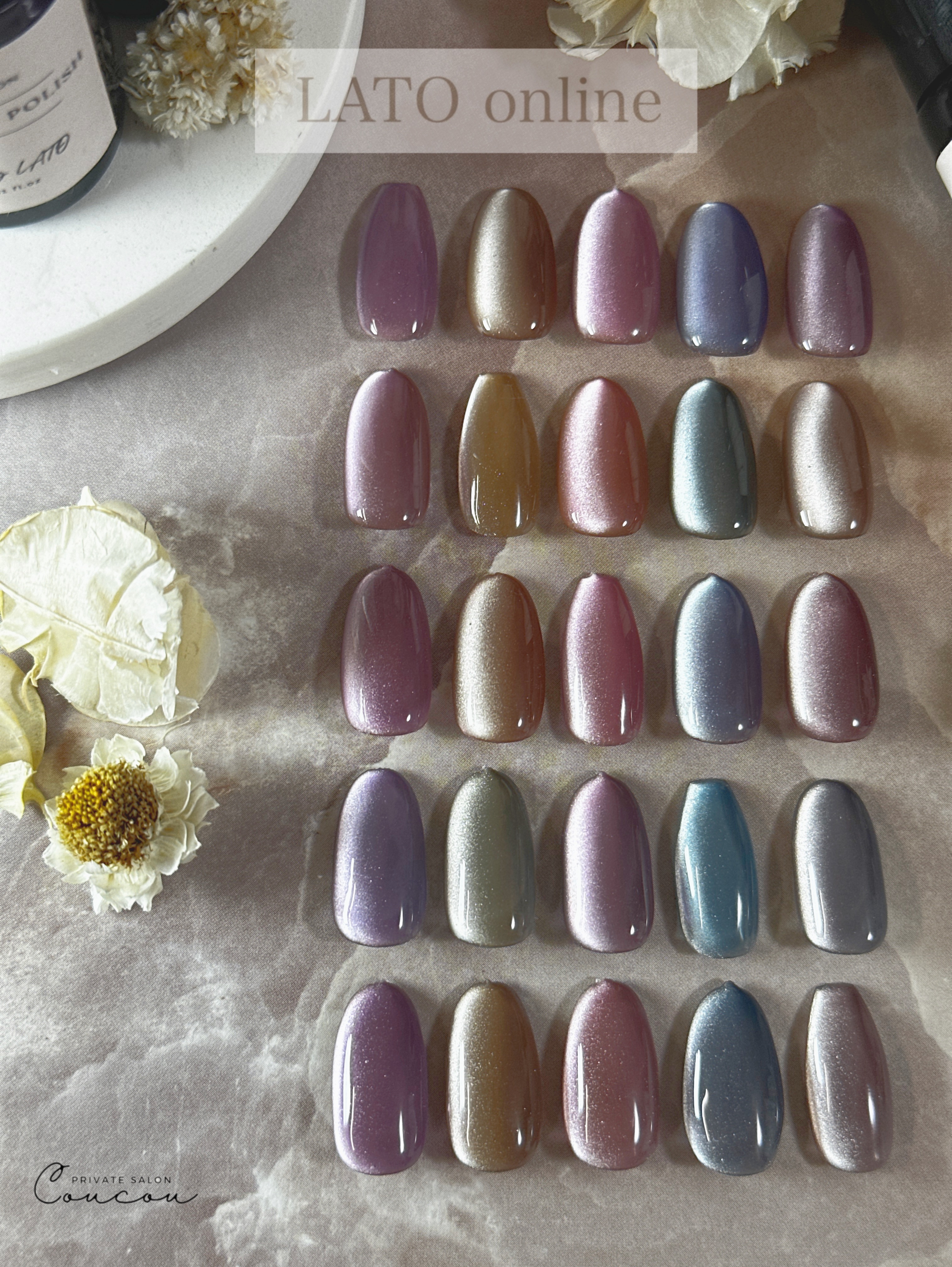 color gel polish/LATO online/ジェルネイルを使ったクチコミ（1枚目）