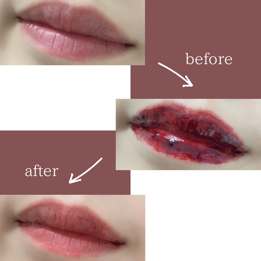 リップティーク/oiad/口紅を使ったクチコミ（2枚目）