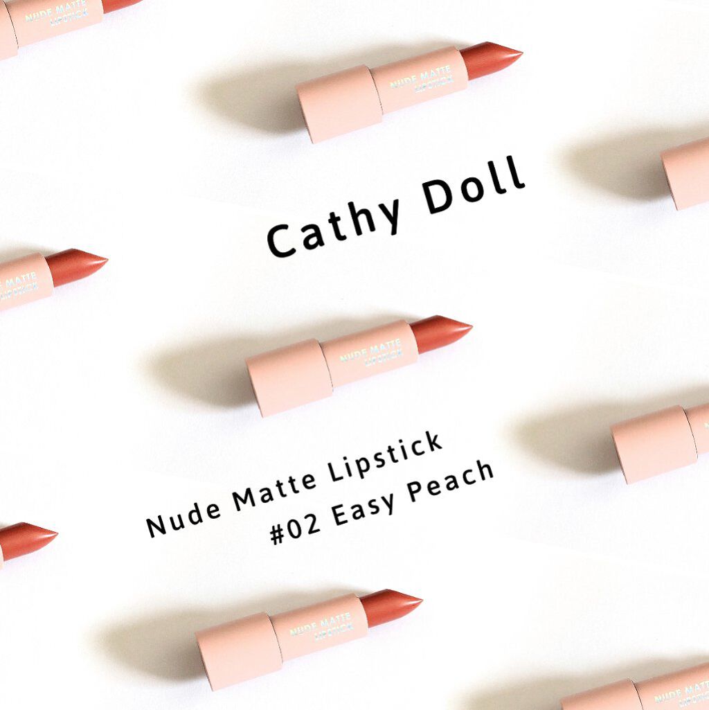 《CathyDoll ヌードマットリップスティック》
1000円ポッキリで買えちゃう！？タイの優秀マットリップ🇹🇭



CathyDoll投稿第3弾です！
こちらのブランドについては過去の投稿をご覧下さい😌▼
https://lip