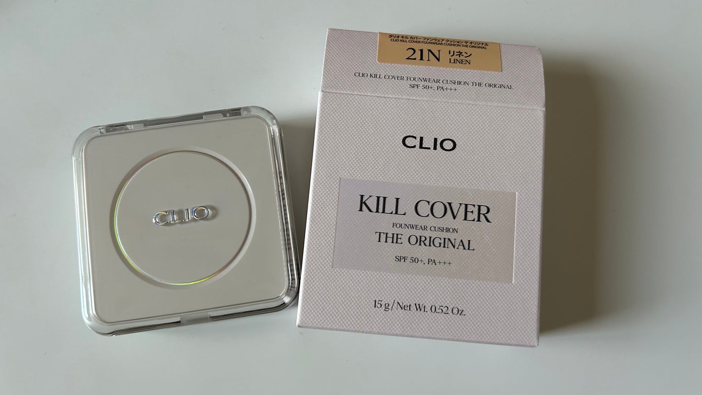 キル カバー ファンウェア クッション ザ オリジナル/CLIO/クッションファンデーションを使ったクチコミ(2枚目)