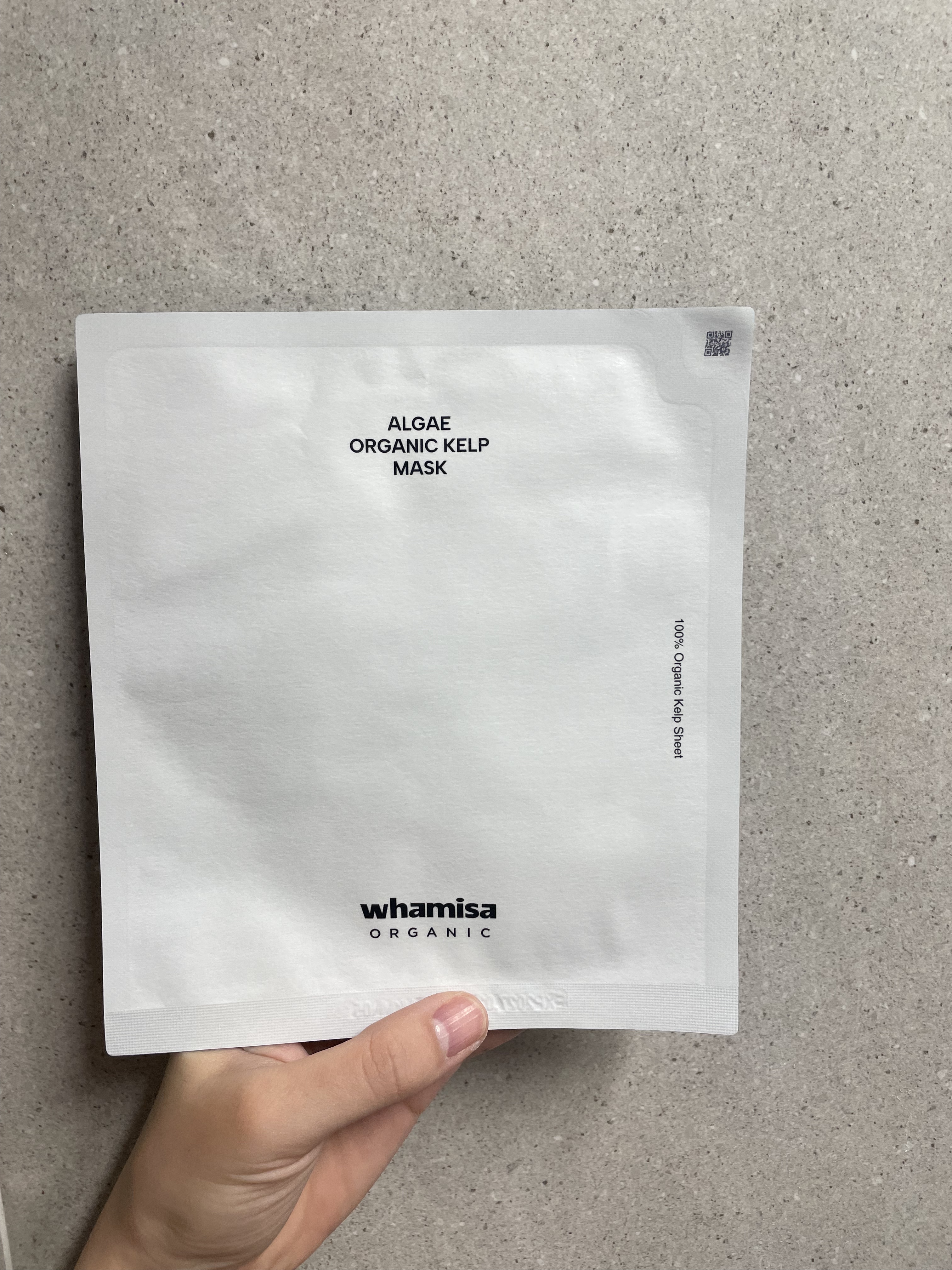 アルゲオーガニックコンブマスクパック/WHAMISA/シートマスク・パックを使ったクチコミ（1枚目）