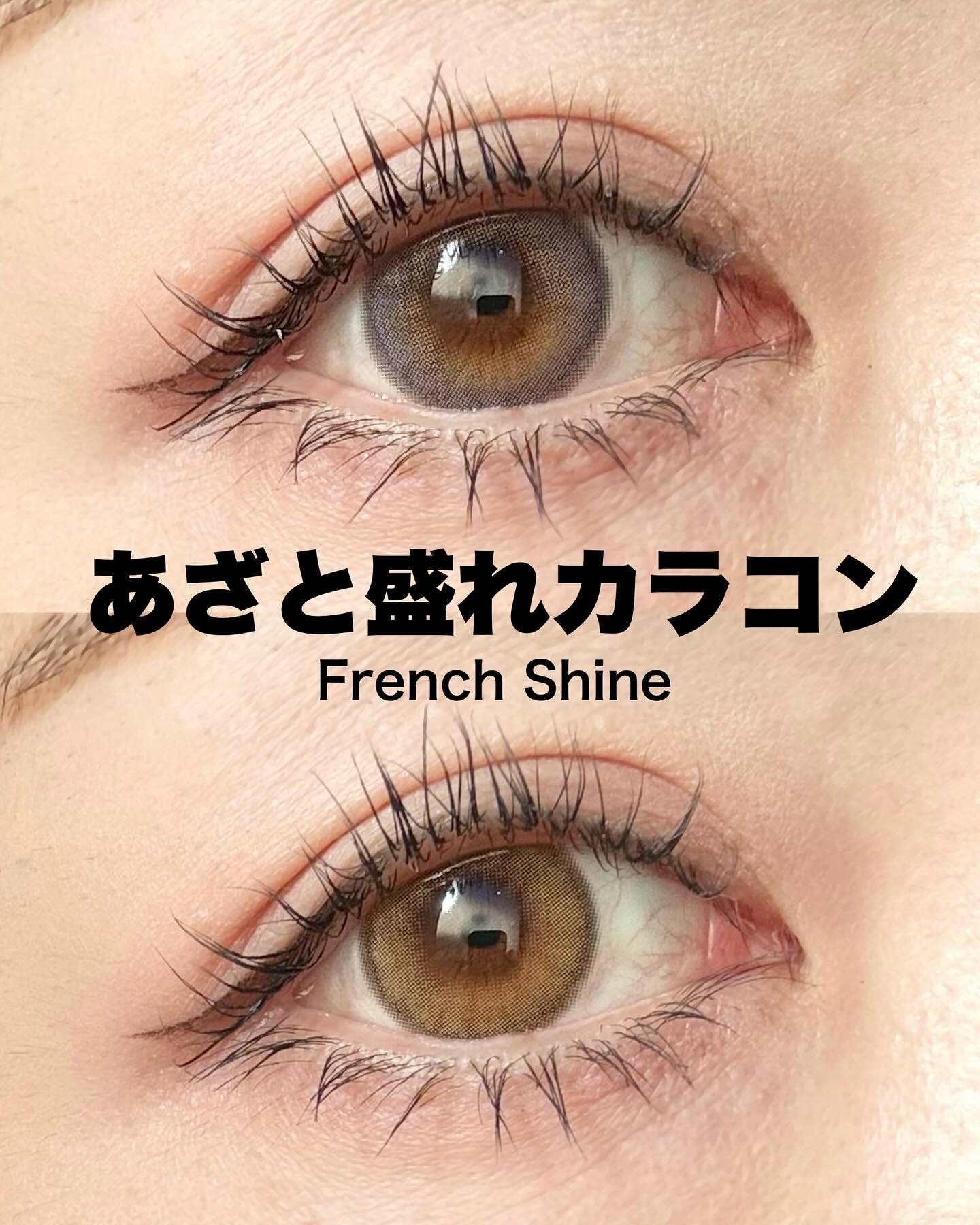FrenchShine1day/OLENS/ワンデー（１DAY）カラコンを使ったクチコミ（1枚目）