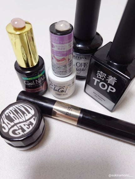 ジェルネイル(ライト対応)/セリア/ジェルネイルを使ったクチコミ(5枚目)