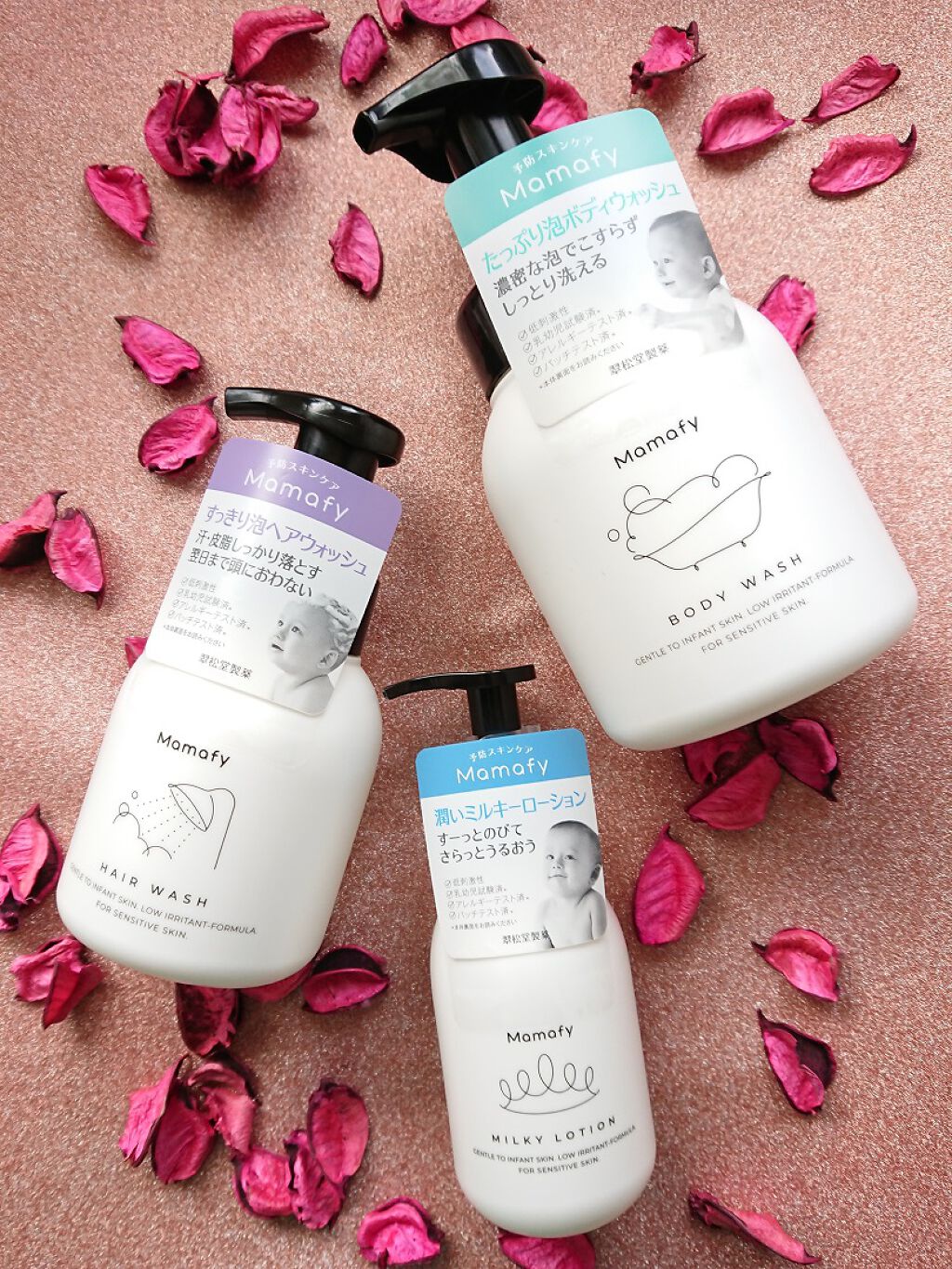 潤いミルキーローション/Mamafy/ボディローションを使ったクチコミ（3枚目）