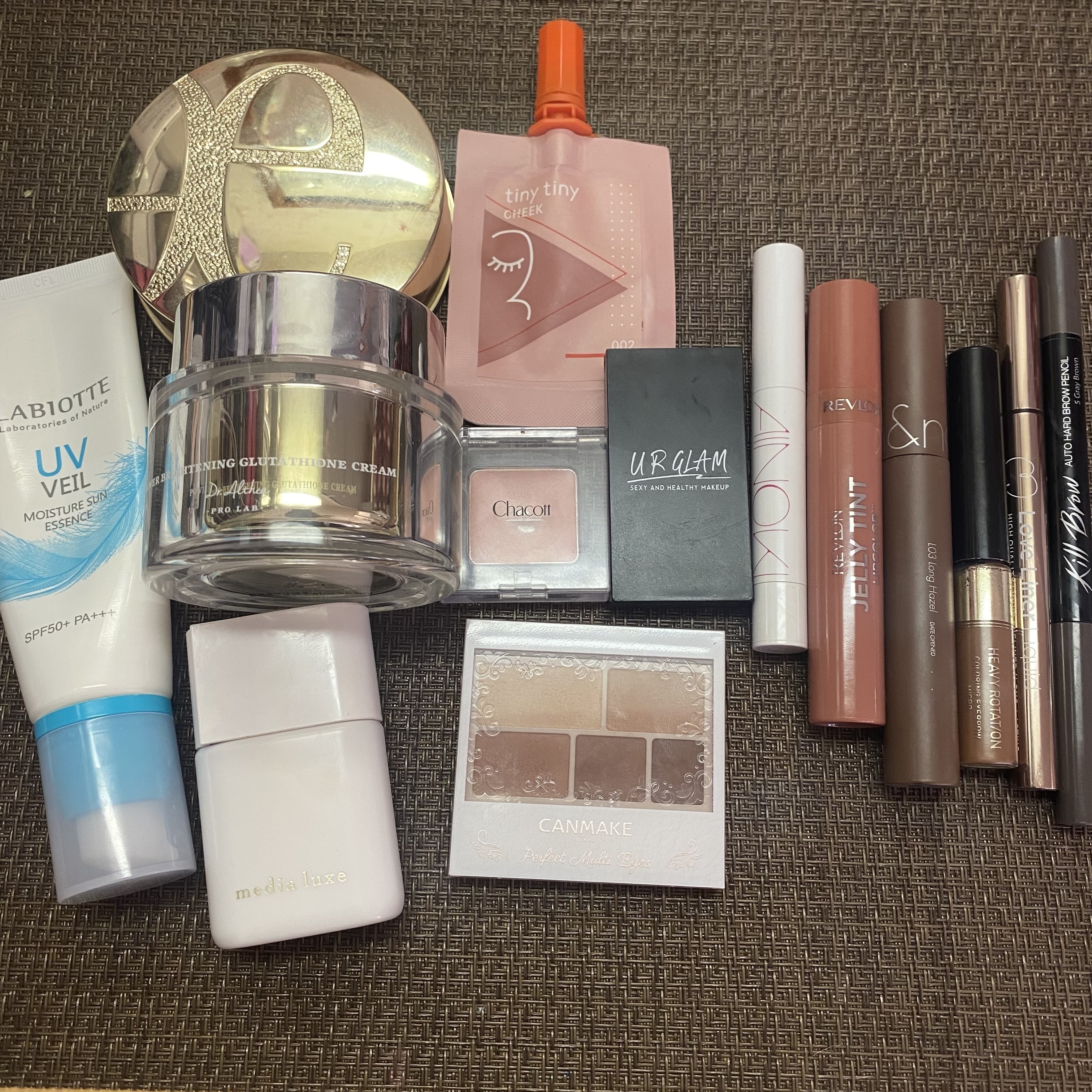 パウチチーク 02 ローズモーヴ/tiny tiny/ジェル・クリームチークを使ったクチコミ（3枚目）