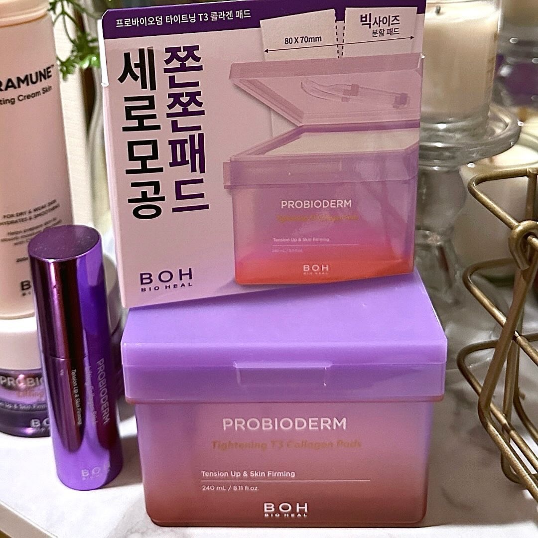 プロバイオダームタイトニングT3コラーゲンパッド/BIOHEAL BOH/トナーパッドを使ったクチコミ（3枚目）