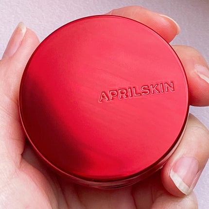ハイパーカバーフィットクッション red/APRILSKIN/クッションファンデーションを使ったクチコミ(7枚目)