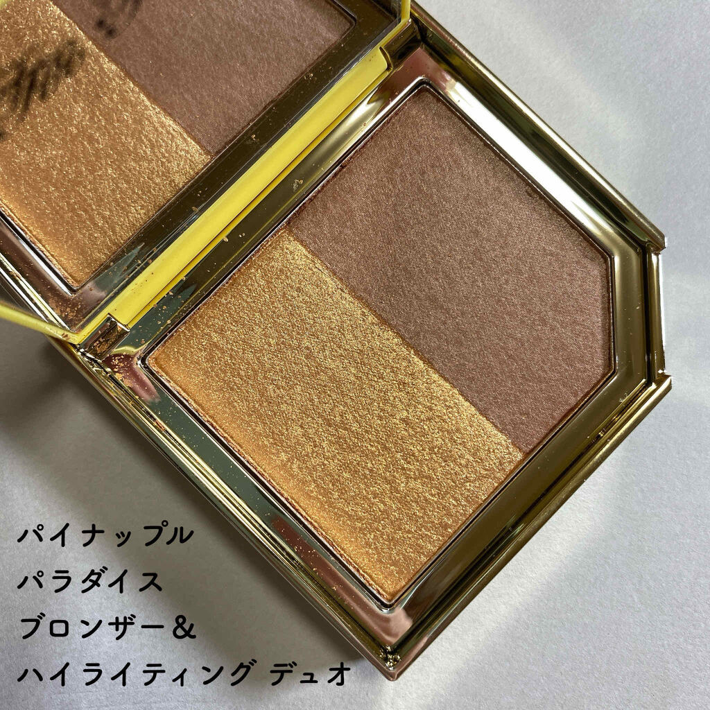 パイナップル パラダイス ブロンザー＆ハイライティング デュオ/Too Faced/ブロンザーを使ったクチコミ（2枚目）