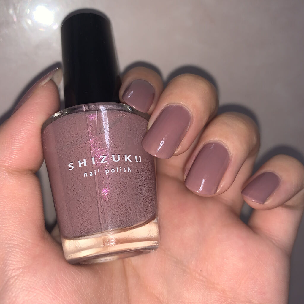 キャンドゥ しずく ネイルポリッシュのクチコミ「#キャンドゥ
#しずくネイルポリッシュ



しずく ネイルポリッシュの4番
モーブトープとい.....」（3枚目）