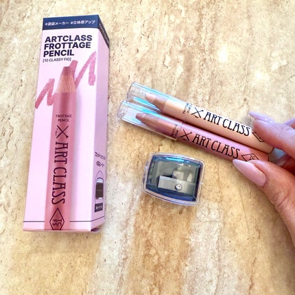 アートクラス フロッタージュペンシル #12 Mauve On(モーヴオン)/too cool for school/スティックアイシャドウを使ったクチコミ(1枚目)