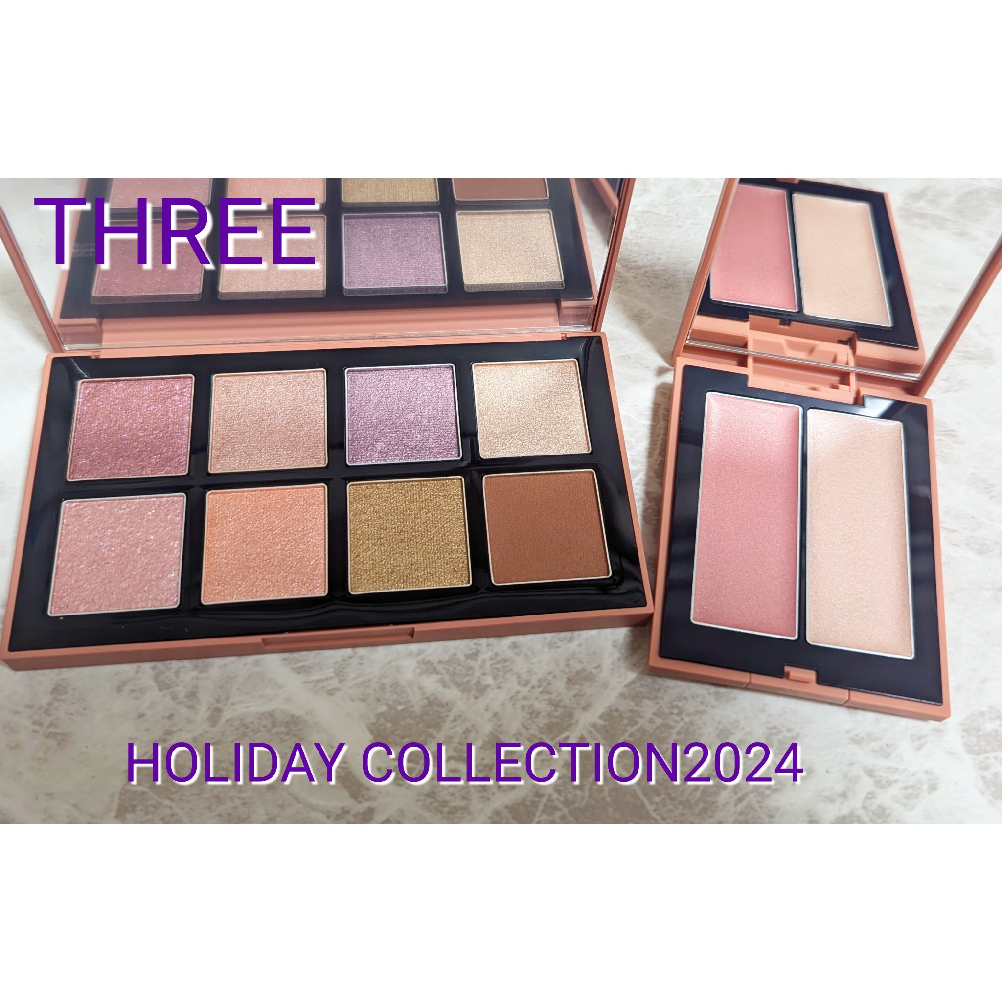 ホリデーコレクション パレット 2024/THREE/アイシャドウパレットを使ったクチコミ（1枚目）