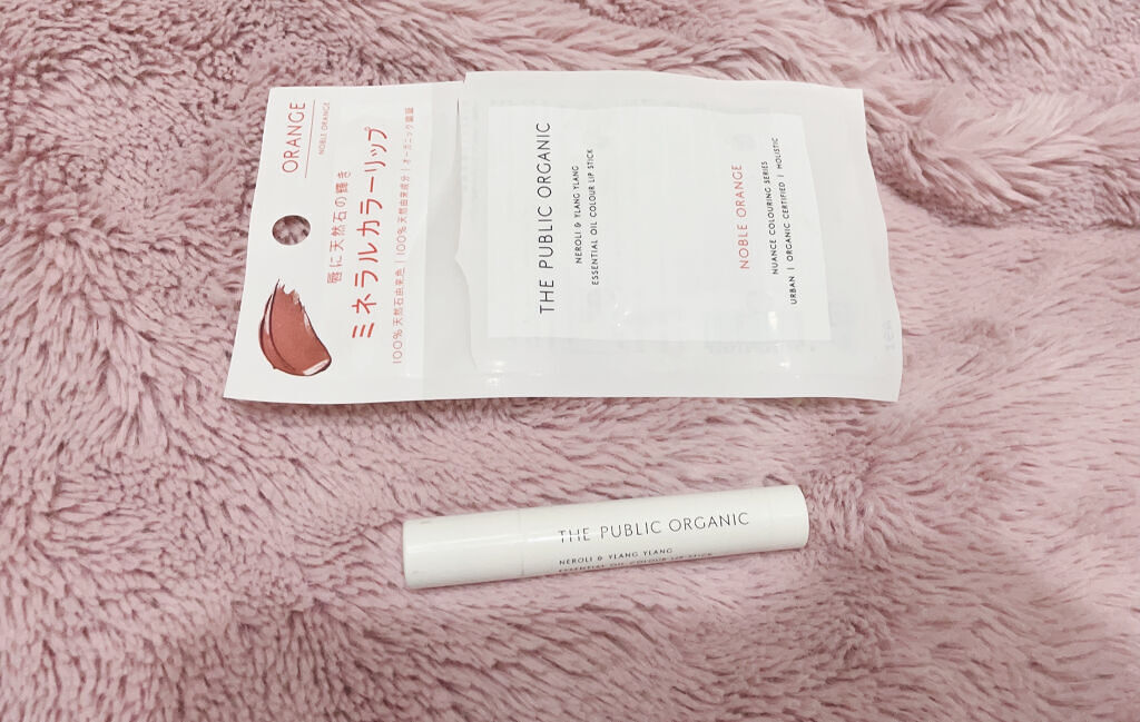 オーガニック認証 精油カラーリップスティック/THE PUBLIC ORGANIC/口紅を使ったクチコミ（2枚目）