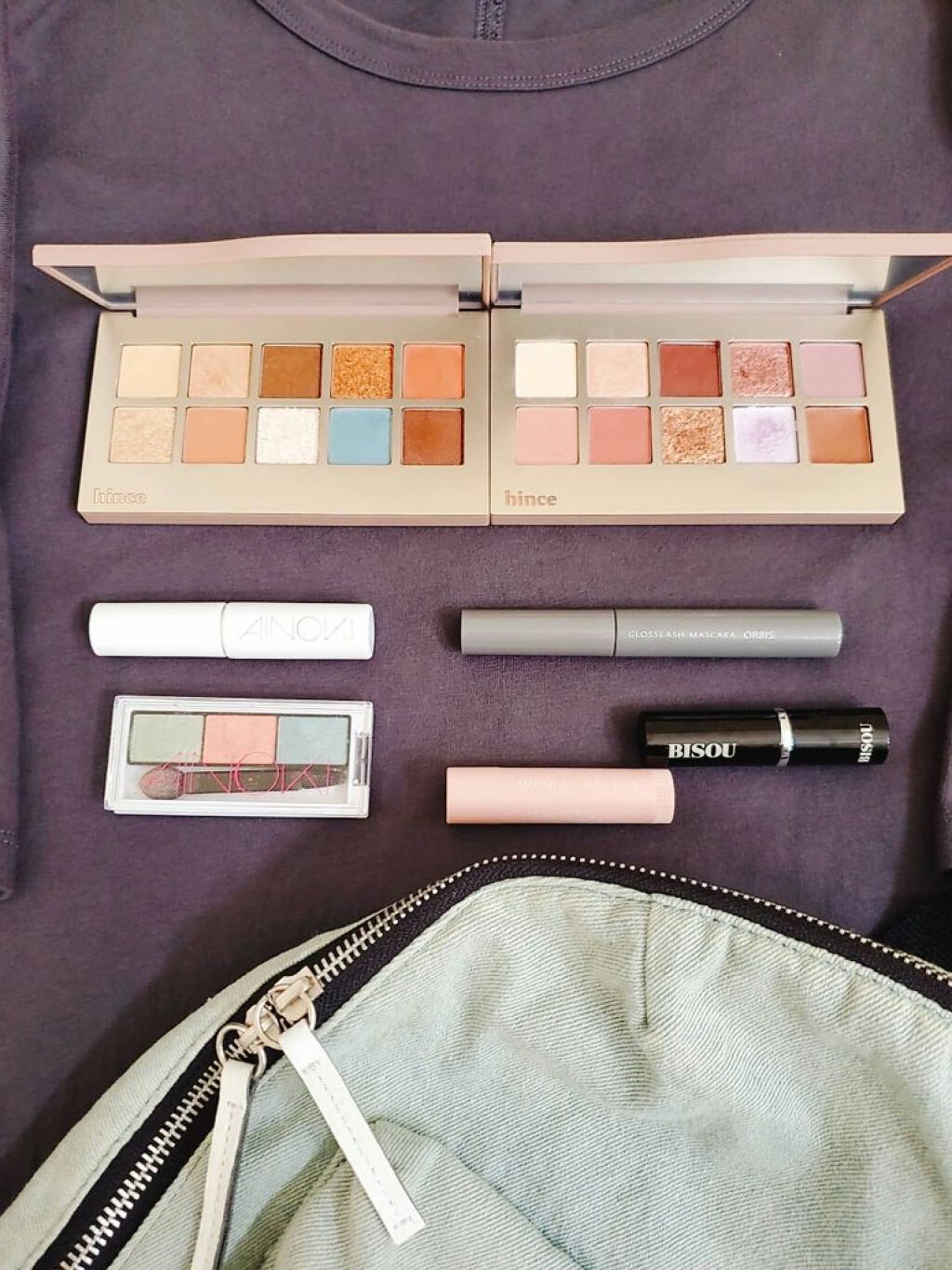 グロウエアリーフィットアイズ MU-1 グリーン系× ピンク系マルチカラー/AINOKI/アイシャドウパレットを使ったクチコミ（2枚目）