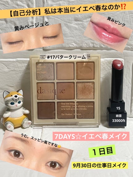 シャドウパレット/dasique/アイシャドウパレットを使ったクチコミ(1枚目)