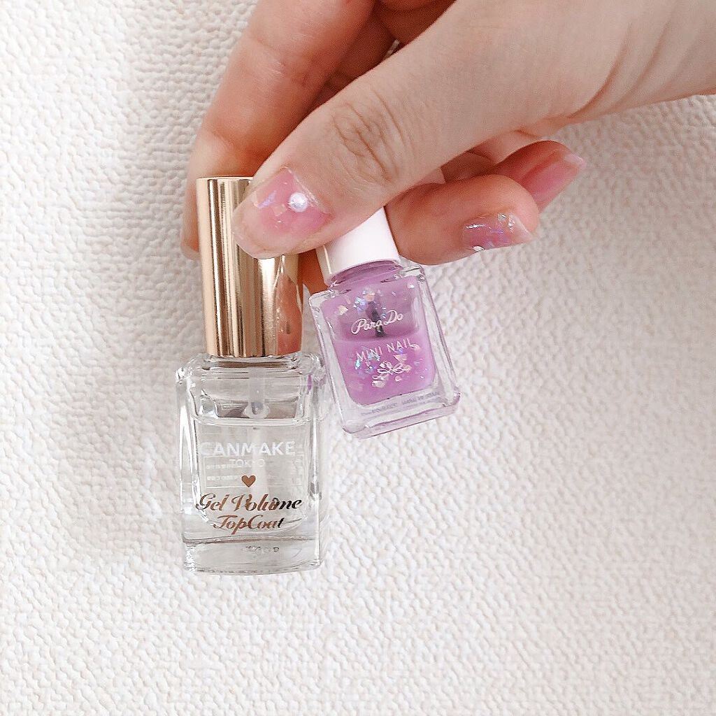 ジェルボリュームトップコート/キャンメイク/ネイルトップコートを使ったクチコミ(2枚目)