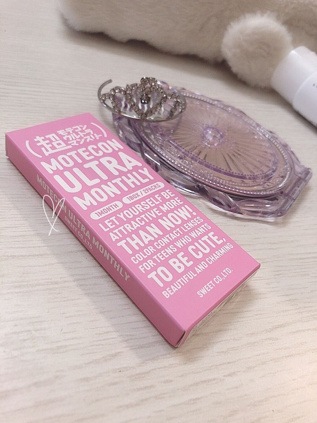 超モテコンウルトラマンスリー/モテコン/１ヶ月（１MONTH）カラコンを使ったクチコミ（1枚目）