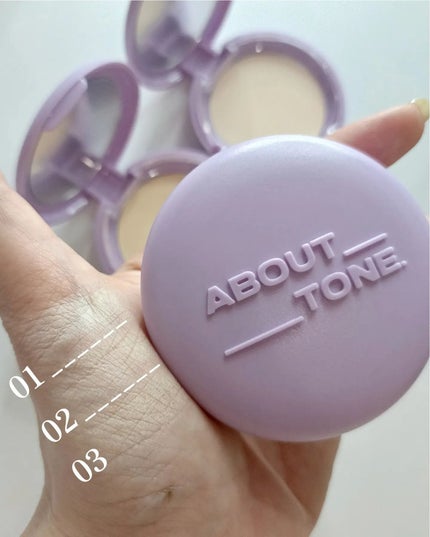 ブラーパウダーパクト/ABOUT TONE/プレストパウダーを使ったクチコミ(5枚目)