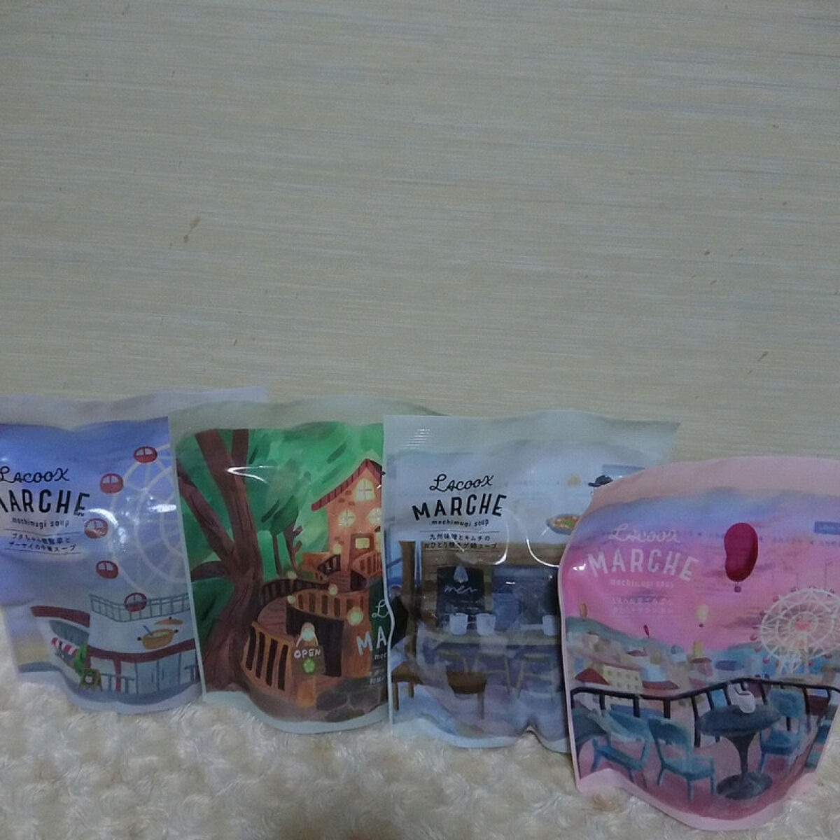 もち麦スープ/ラコックマルシェ/低糖質食品を使ったクチコミ（1枚目）